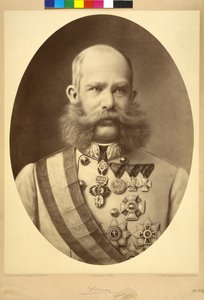 オーストリア皇帝フランツ・ヨーゼフ1世 作： Karl Ritter Von Kobierski