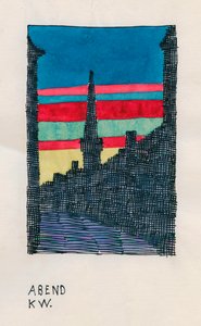 夕方、1921年頃（水彩）