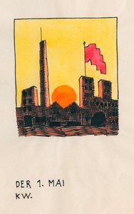 5月1日、1919年頃（水彩）