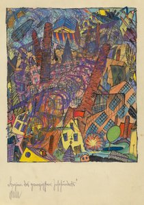 20世紀初頭、1923年頃（水彩とパステル）