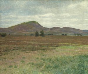 ハールブルク近郊の風景（キャンバスに油彩） 作： Karl Wilhelm Arthur Illies