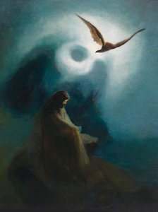 殉教者で十字架につけられた息子のヘリオス、1895 年。 作： Karl Wilhelm Diefenbach