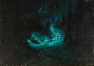 フェアリーダンス、1895年。 作： Karl Wilhelm Diefenbach