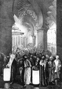 1881年のラマダンの一夜の祈り 作： Karl Wilhelm Gentz