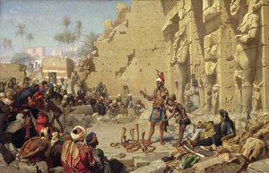 ヘビ使い、1872 作： Karl Wilhelm Gentz