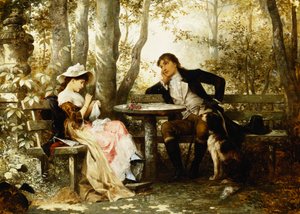 小さな話;チャット、1887 作： Karl the Elder Schweninger