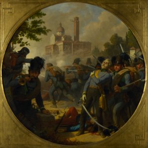 1848年のヴィチェンツァ占領 作： Karl von Blaas