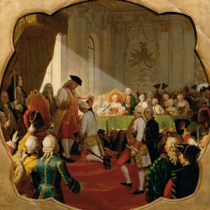 1758年、軍事マリア・テレジア勲章への最初の昇進