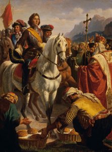 1697 年のボスニアへのユージーン王子の行進 作： Karl von Blaas