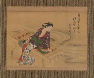涼風を楽しむ。