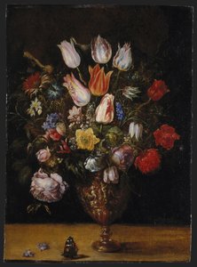 花瓶の花 作： Kasper or Gaspar van den Hoecke