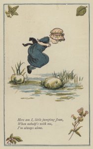 Here am I, little jumping Joan (カラーリトグラフ) 作： Kate (after) Greenaway