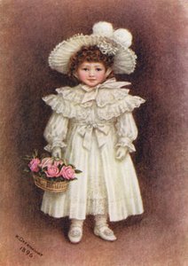 ヴェラ・イヴリン・サミュエル（カラーリトグラフ） 作： Kate (after) Greenaway