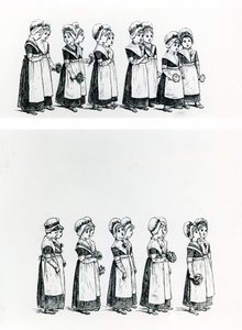 Charity children, c.1880 (in engraving) 作： Kate Greenaway