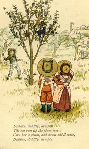 Diddlty diddlty dumpty nursery 作： Kate Greenaway