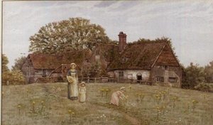 春の花を集めて 作： Kate Greenaway