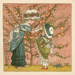 桃狩り 作： Kate Greenaway