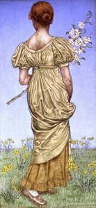 春、ブロッサム（水彩 作： Kate Greenaway