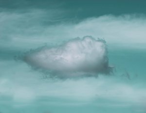 雲の宇宙船、2021年（写真）