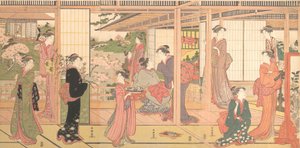 庭園に面した邸宅、1786年頃