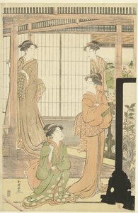 ドールパーティーの準備 作： Katsukawa Shuncho