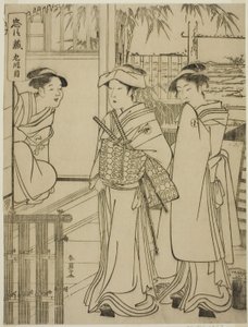 忠臣蔵』より「第九幕 山科由良之助邸 作： Katsukawa Shun