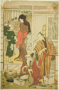 第10幕仮名手本忠臣蔵』より「天下茶屋屋敷 作： Katsukawa Shun