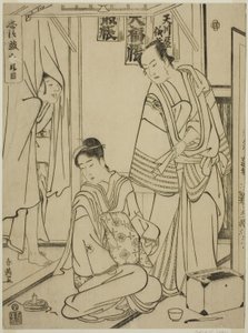第十幕忠臣蔵』より「雨川屋敷 作： Katsukawa Shun