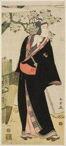 二代目市川駒三（助六役 作： Katsukawa Shun