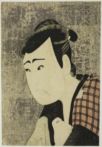 花あやめ文禄曽我』田辺文蔵役 三代目市川弥蔵の胸像 寛政6年（1794）5月5日より宮古芝居小屋にて上演