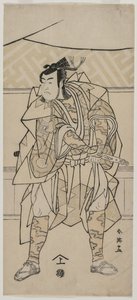 市川 門之助 いい あｓ あ 侍、 １７９１。 作： Katsukawa Shunei