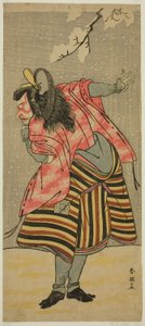 五代目市川團十郎『花のお江戸政角まつり』（1789年11月市村座上演 作： Katsukawa Shun
