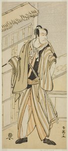 五代目市川海老蔵（團十郎）『御前遊び相撲曽我』幡随長兵衛役 寛政5年（1793）2月河原崎座 作： Katsukawa Shun