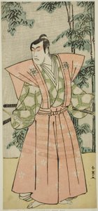 寛政元年（1789）正月、中村座で上演された『江戸の富士 若柳曽我』（？ 作： Katsukawa Shun