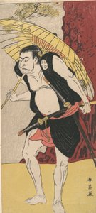俳優大谷鬼次、1762-1819。 作： Katsukawa Shun