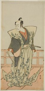役者・五代目市川團十郎の役柄は不明 作： 勝川春香®