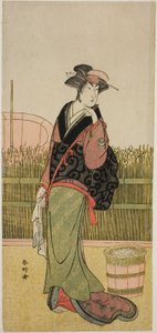 俳優・三代目瀬川菊之丞の役柄は不明 作： 勝川春香®