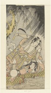 あｃテウｒｓ 松本 小城 位Ｖ 園 祝 版白 位Ｖ あｌｓ 与右衛門 園 重ね 作： Katsukawa Shunko