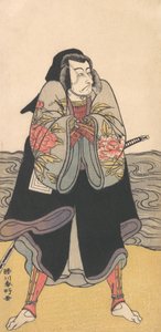 五代目市川團十郎、1780年頃。 作： Katsukawa Shunko