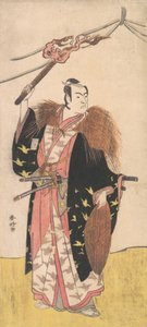 二代目市川物助が曽我廼家十郎助成として登場した頃1785. 作： Katsukawa Shunko