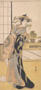 三代目瀬川菊之丞女形（1780年頃）。 作： Katsukawa Shunko