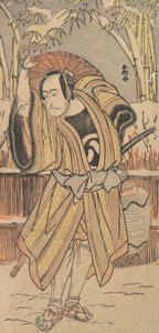 五代目市川團十郎冬装男 1788年 作： Katsukawa Shunko