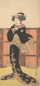 四代目岩井半四郎「黒装束の女」1778年頃