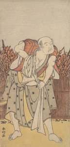 二代目中村助五郎の老人姿（1788年頃）。