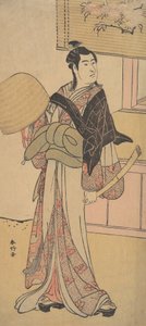 三代目 白井権八役 沢村宗十郎 二月 作： Katsukawa Shunko