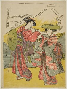 第八幕 忠臣蔵より 花嫁の旅路 作： Katsukawa Shunsho