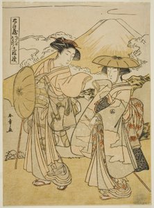 第八幕 花嫁の旅路「忠臣蔵」より 作： Katsukawa Shunsho
