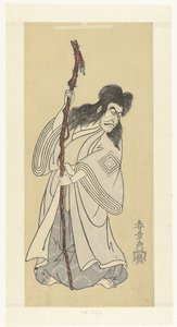 俳優 市川團十郎 四代目 ヴァン・デ・ヘースト 紀の名虎役 作： Katsukawa Shunsho