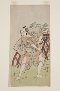俳優中村J?z? II（色木版画） 作： Katsukawa Shunsho