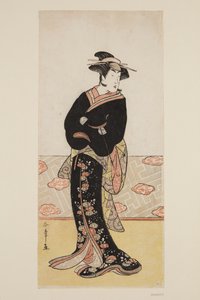 三代目瀬川おはん役（色木版画） 作： Katsukawa Shunsho